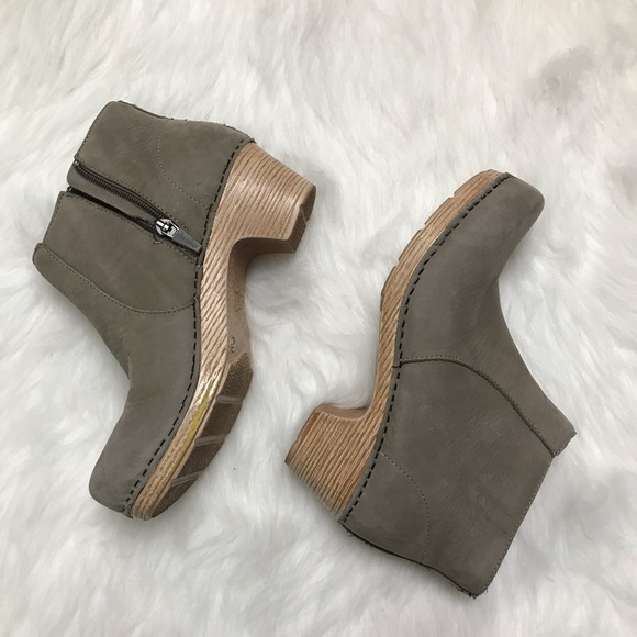 Dansko Shoes - Dansko Maria Booties Leather Nubuck Ankle  Size 36